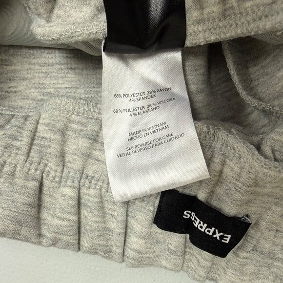 Express Cargo Jogger Pants Mens Grey Size M Pockets Hip Hop Athleisure Medium - Picture 6 of 8